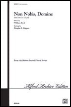 Non Nobis Domine Two-Part choral sheet music cover Thumbnail